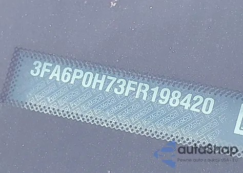 2015 Ford Fusion Se z USA, uszkodzony, nr VIN 3FA6P0H73FR198420